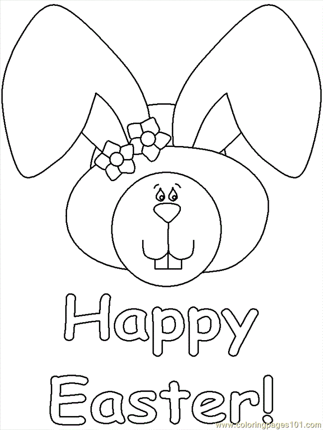 Coloring Pages Easter Coloring 8 (Cartoons > Miscellaneous) - free 