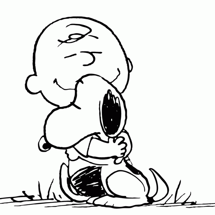 Snoopy and Charlie Brown hug | Influences board