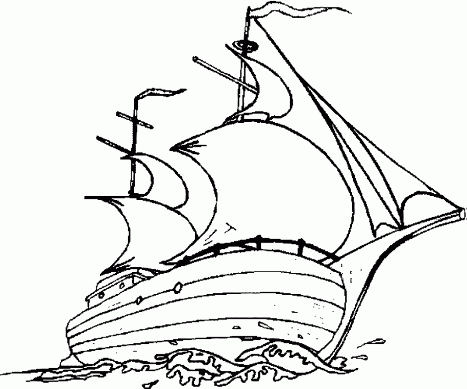 Coloring Pages Mayflower Thanksgiving Free Coloring Pages 238593 