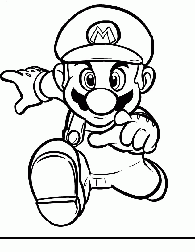 Waluigi cara Colouring Pages (page 2)