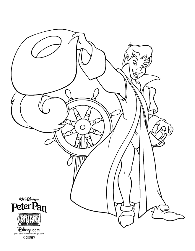 Amazing Coloring Pages: Peter Pan Coloring Pages