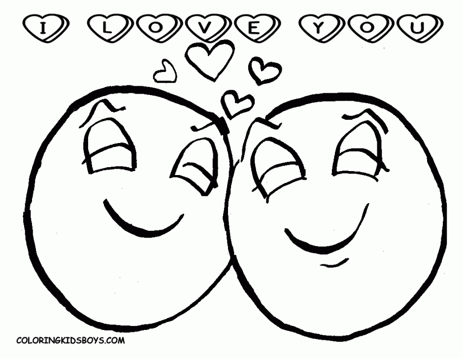 Printable I Love You Coloring Pages Printable Coloring Pages Of 