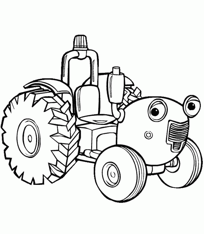 tractor tom coloring pages for kids print and color the pictures 