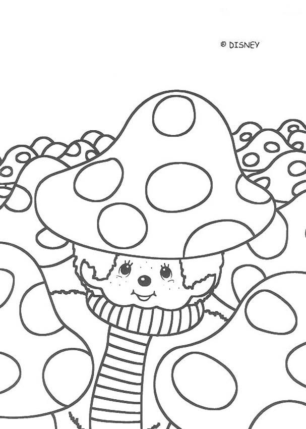 Coloriage KIKI - Coloriage de la cachette de Kiki