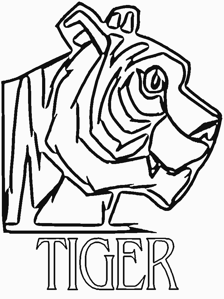 Tigers Tiger5 Animals Coloring Pages & Coloring Book