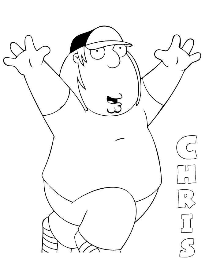 Family Guy – Brian Coloring Page | Free Printable Coloring Pages