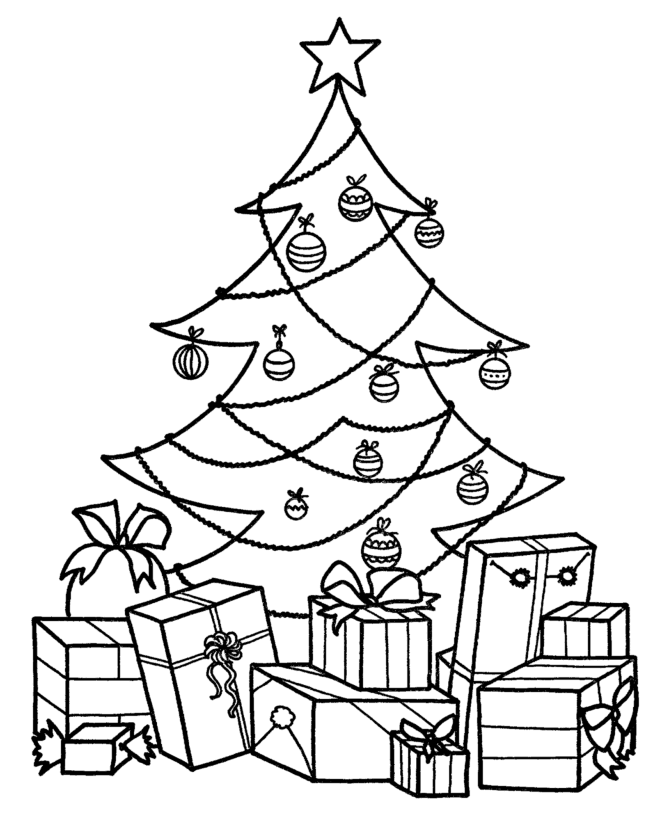 Christmas Trees Coloring Pages - Free Coloring Pages For KidsFree 