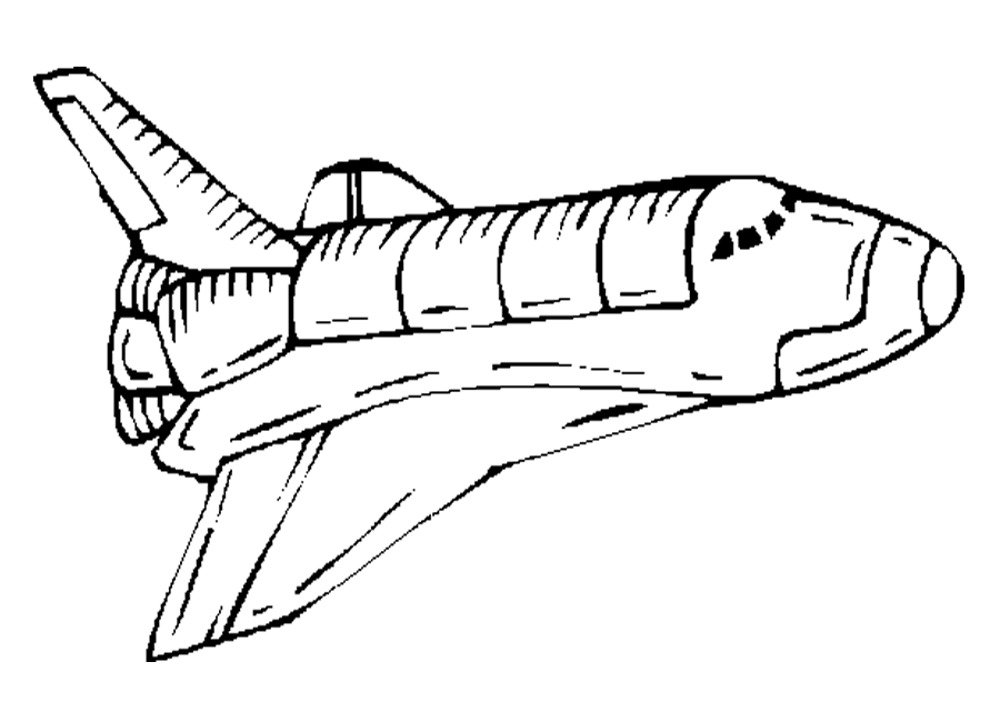 Space Ship Coloring Pages Images & Pictures - Becuo