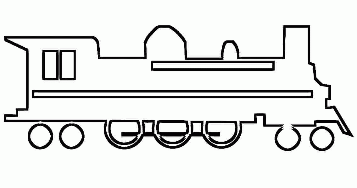 Printable Colouring Pages Transportation Train For Kids - #