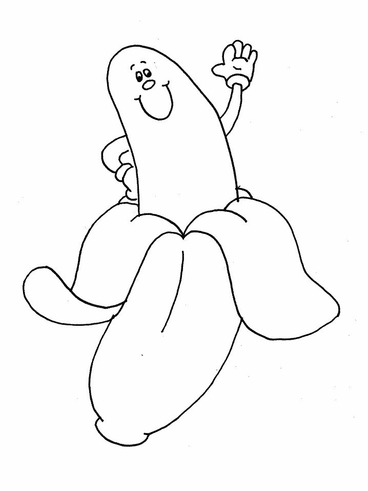 fruit and vegtables Colouring Pages