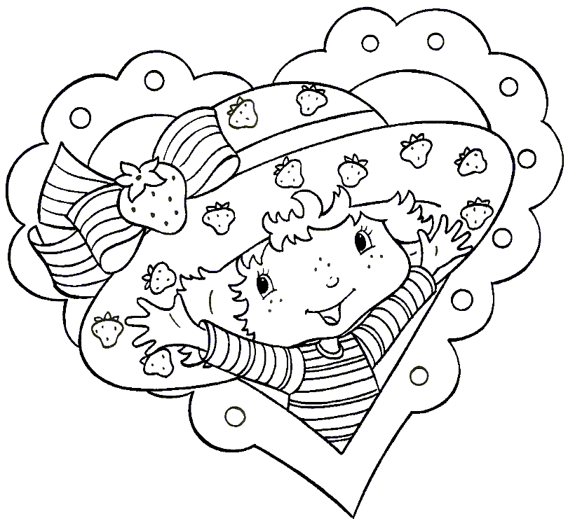 Download Strawberry Shortcake Coloring Page For Kids Or Print 