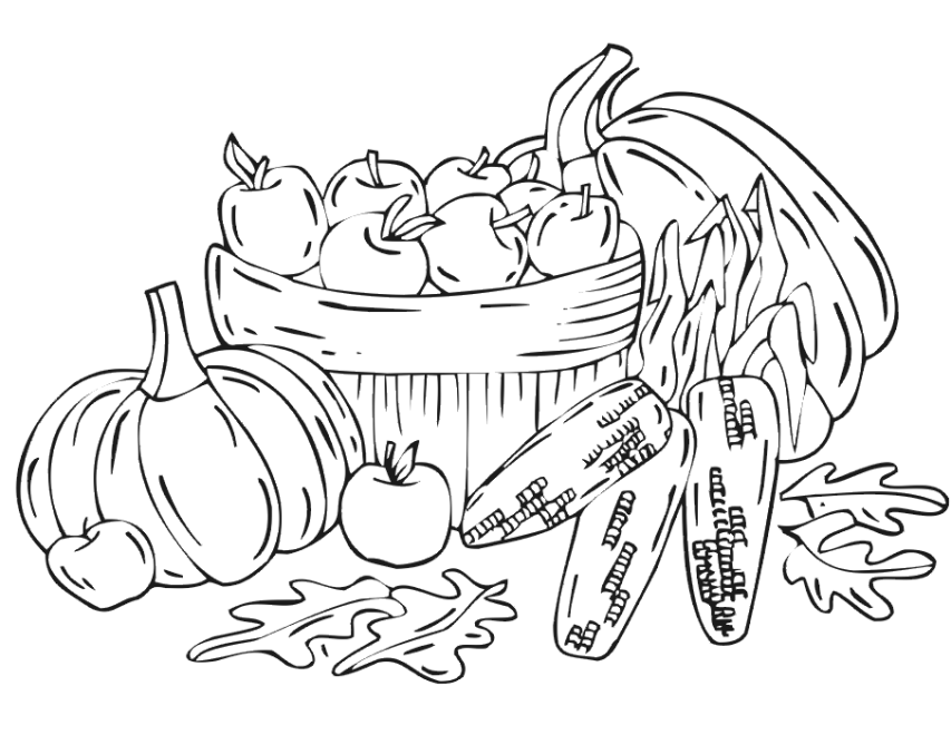 Free Autumn Coloring Pages | Other | Kids Coloring Pages Printable