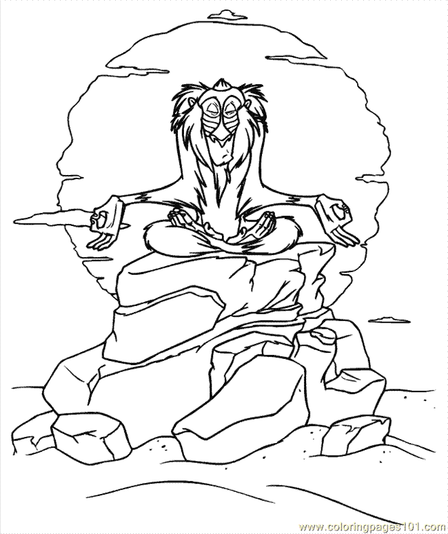Coloring Pages Lion King Coloring Page 08 (Cartoons > The Lion 