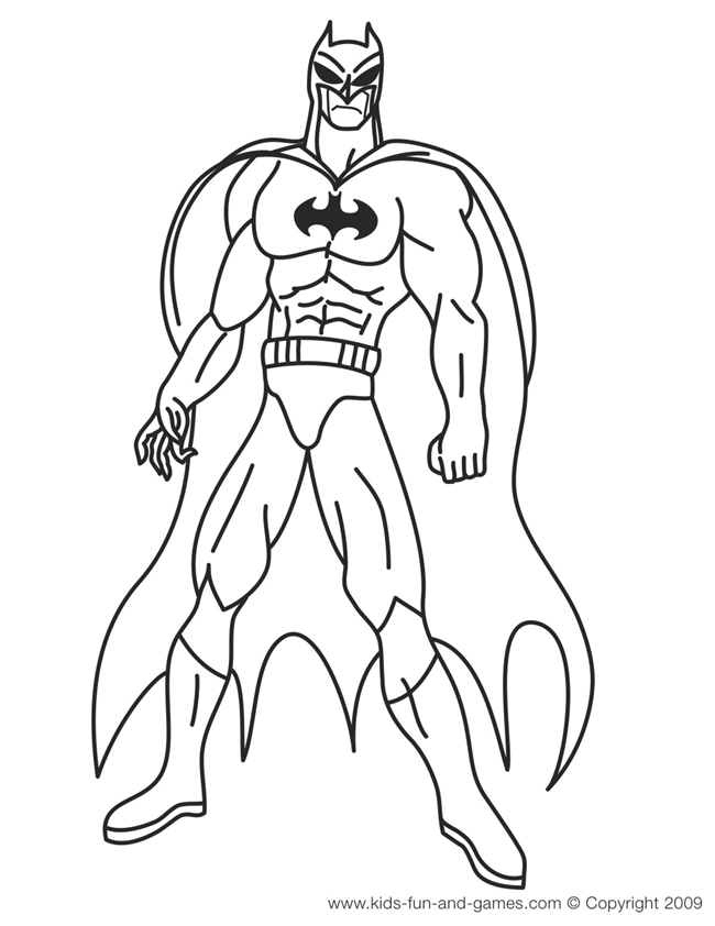 Batman Coloring Pages For Kids | Printable Coloring Pages