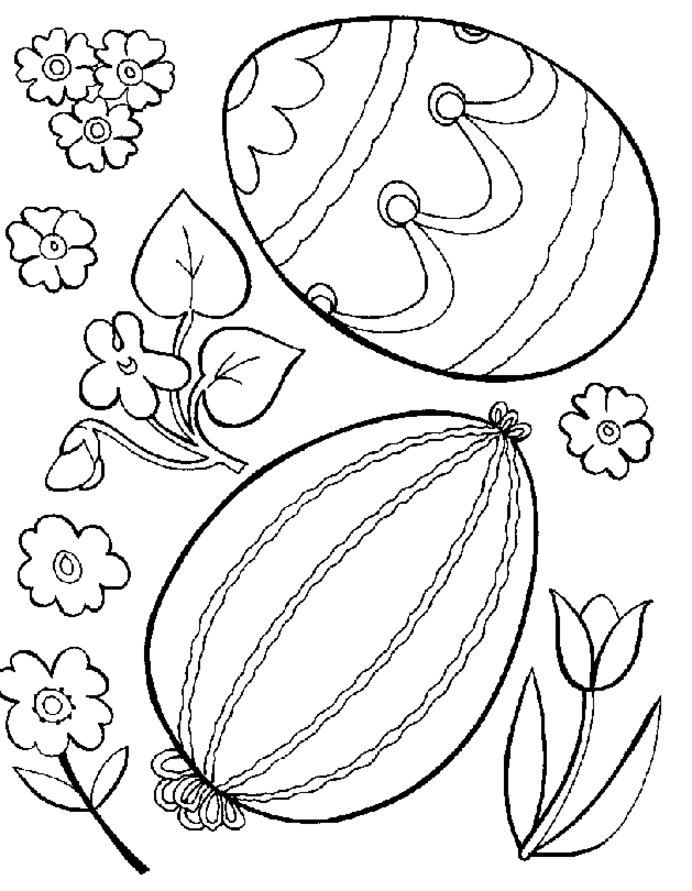 Easter Printable Coloring Pages | Coloring Town