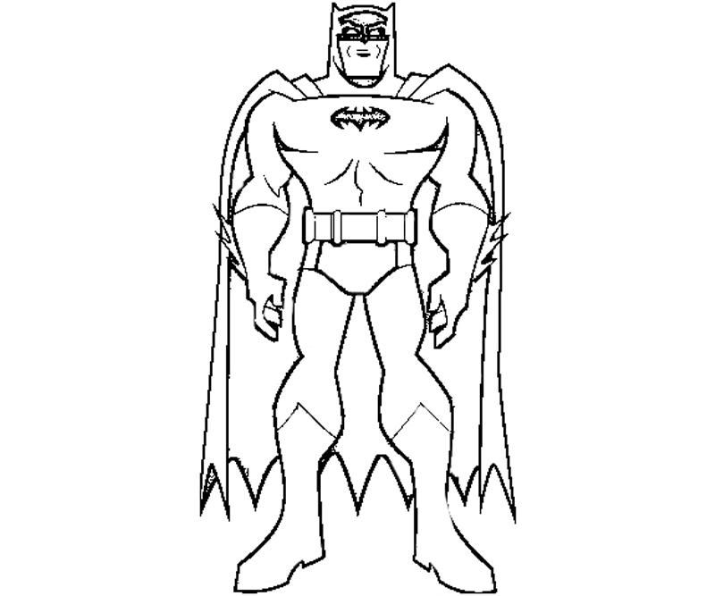 2 Batman Coloring Page
