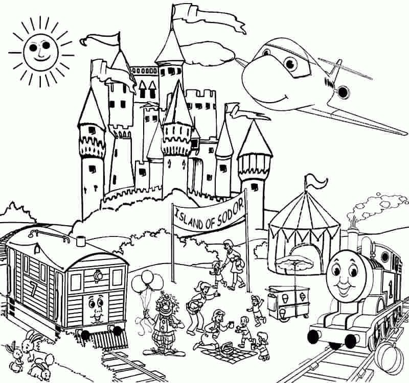 girl trains Colouring Pages (page 2)