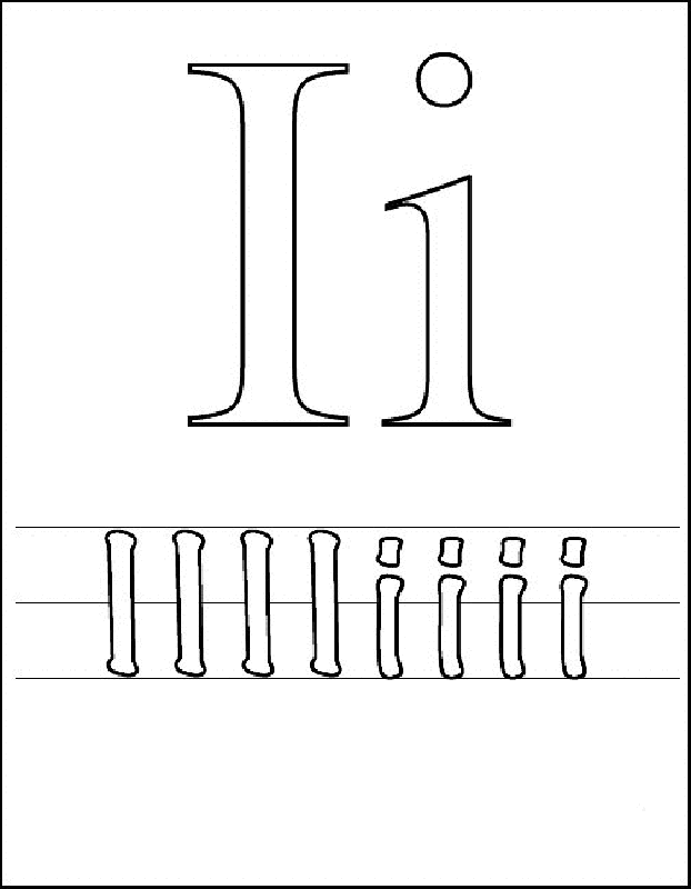 Alphabet Letter Coloring Pages I | Free Printable Coloring Pages 