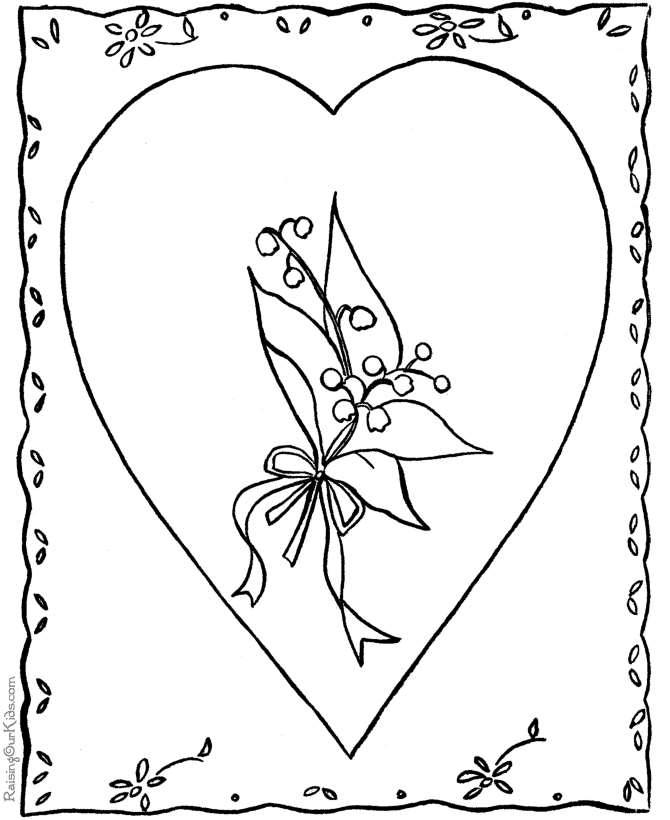 flower simple coloring page