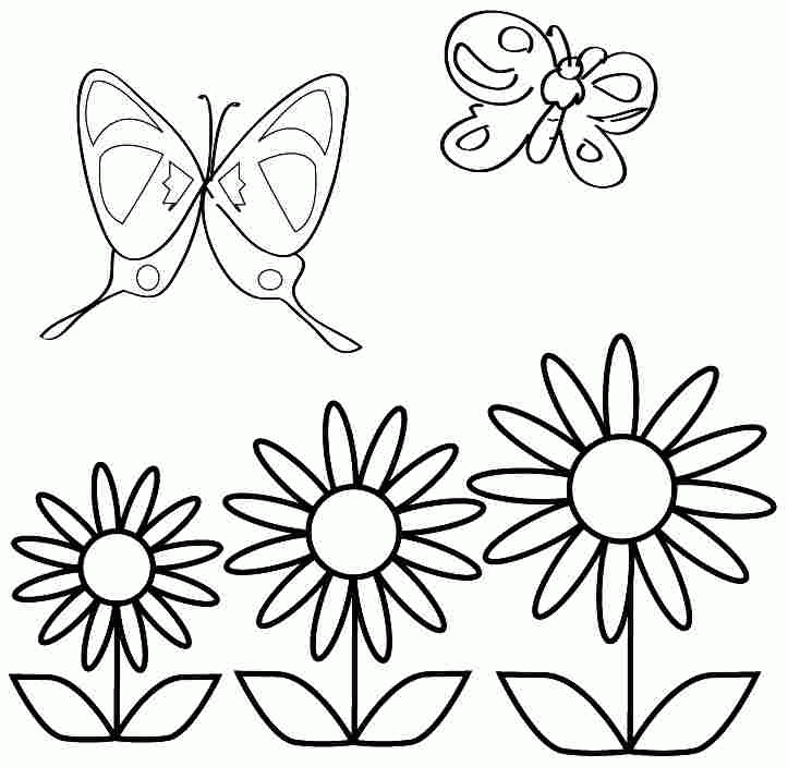 Colouring Pages Spring Season Free Printable For Kids 21164#