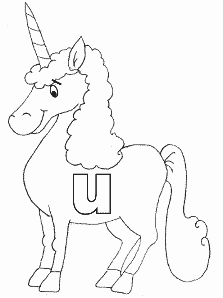 U coloring pages | Coloring-