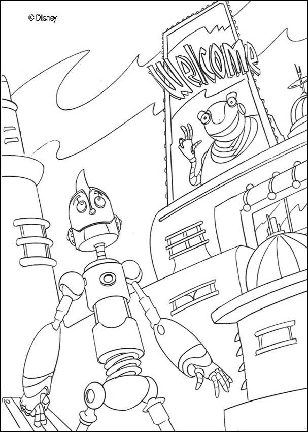 Printable robot coloring pages Keep Healthy Eating Simple