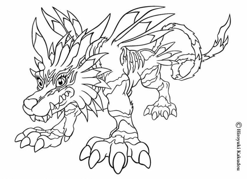Digimon Frontier Coloring Pages | Coloring Pages For Kids