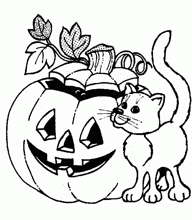 Free Halloween Coloring Pages - My Happy Halloween
