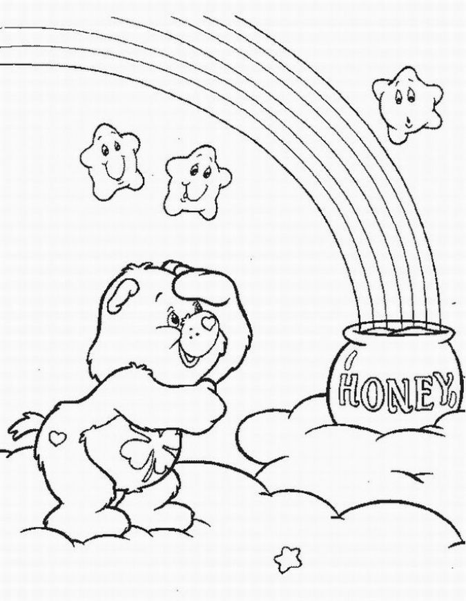 care bear christmas Colouring Pages