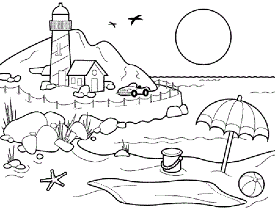 Summer Season Coloring Pages | Coloring - Part 2