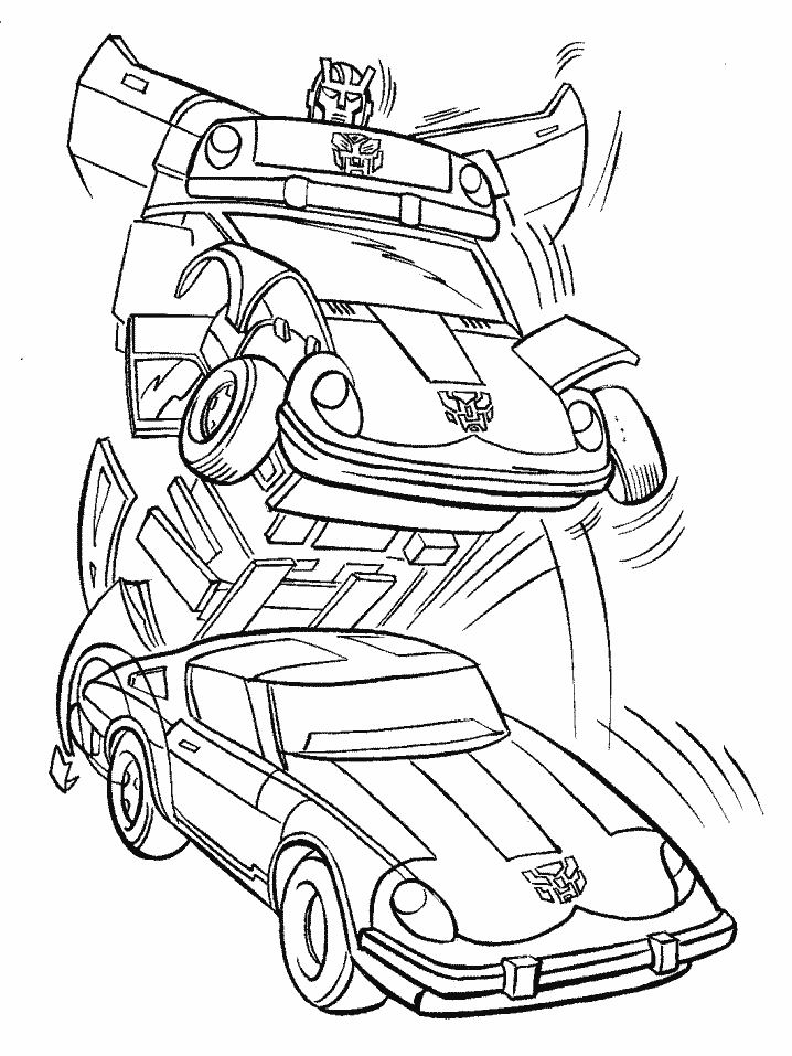 Transformers 10 Cartoons Coloring Pages & Coloring Book