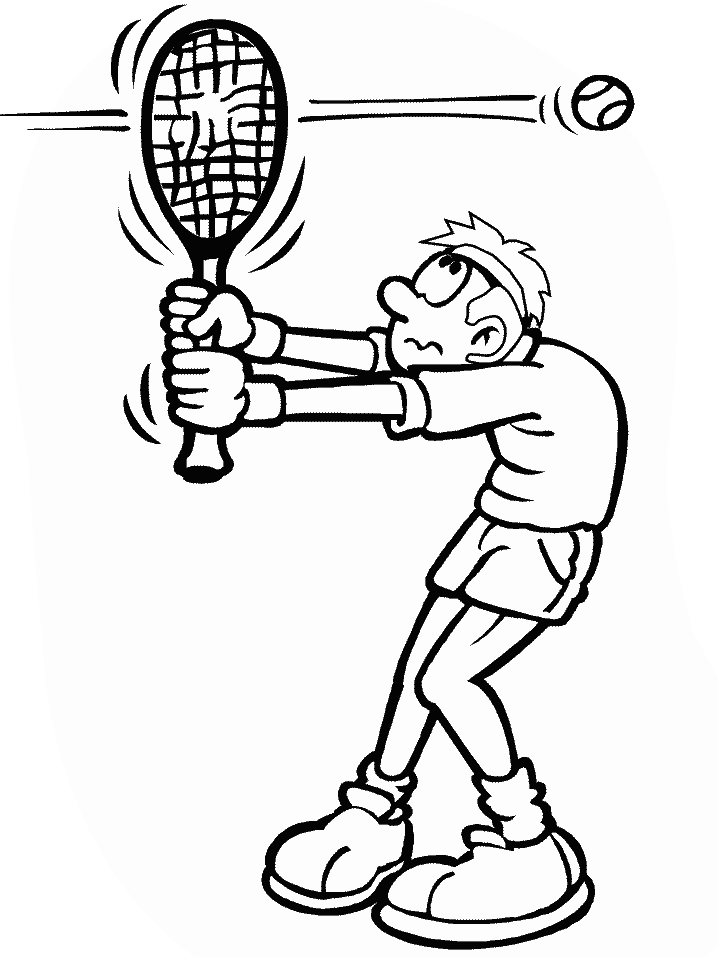 Tennis coloring pages | Coloring-