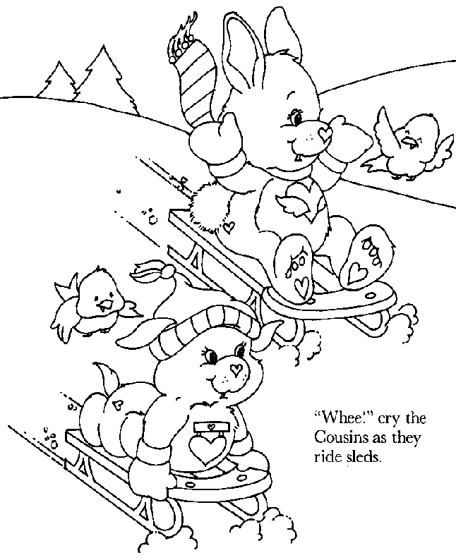care bears cousins Colouring Pages (page 2)