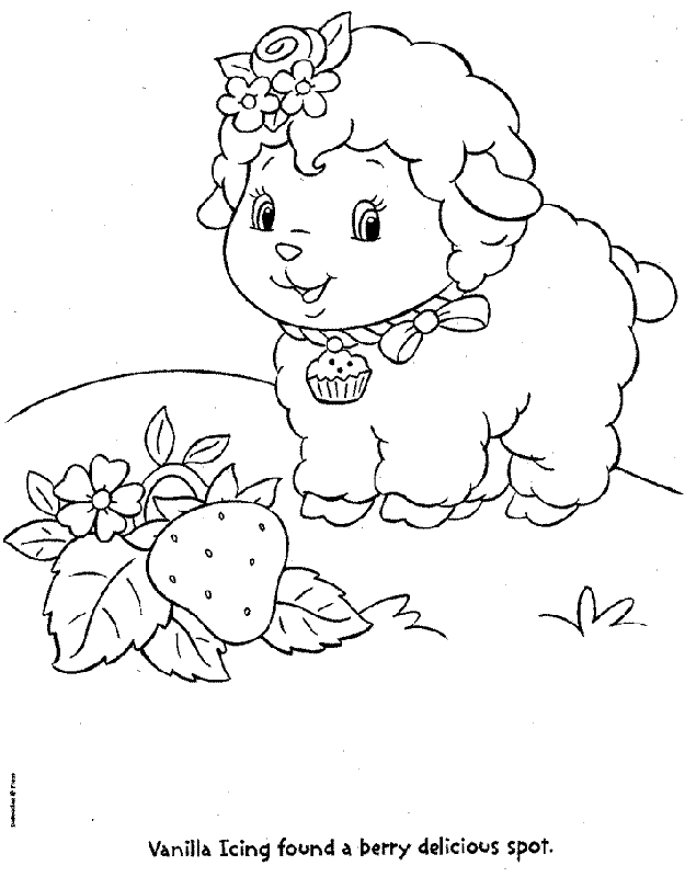 Strawberry Shortcake Coloring Pages 17 | Free Printable Coloring 