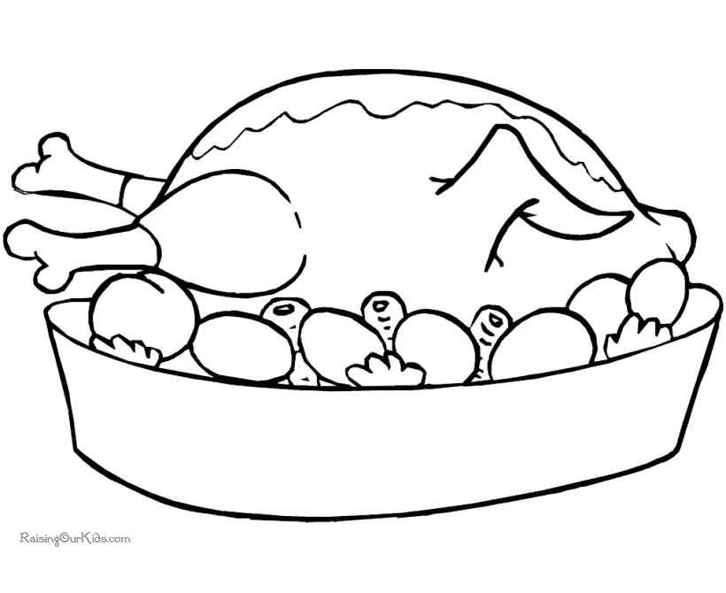 Free Printable Coloring Pages Thanksgiving 