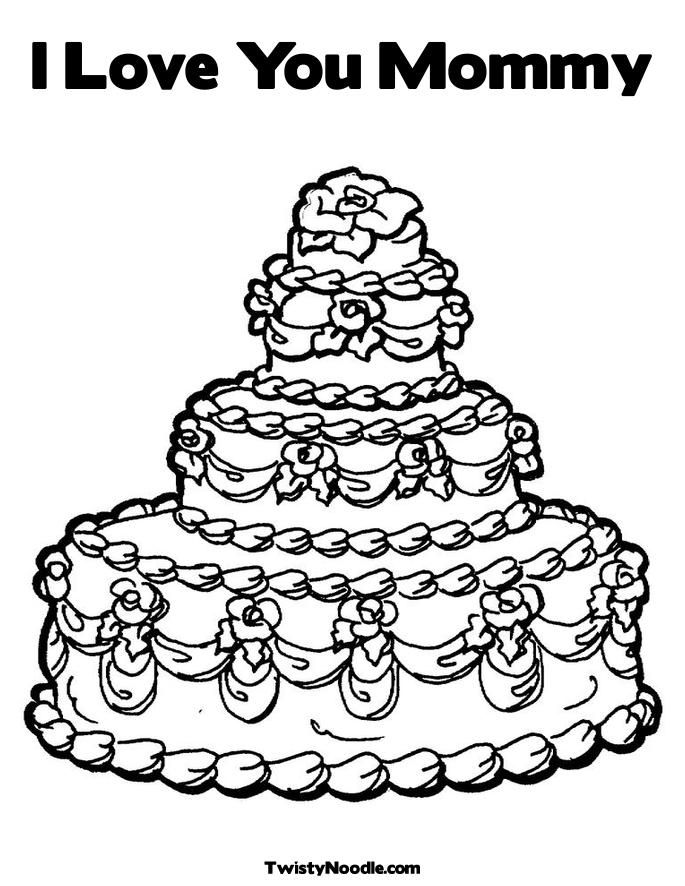 i love cake! Colouring Pages (page 2)