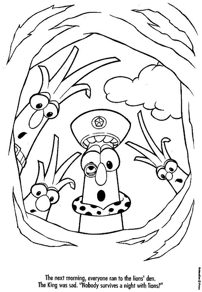 Veggie Tales Coloring Pages Jimmy