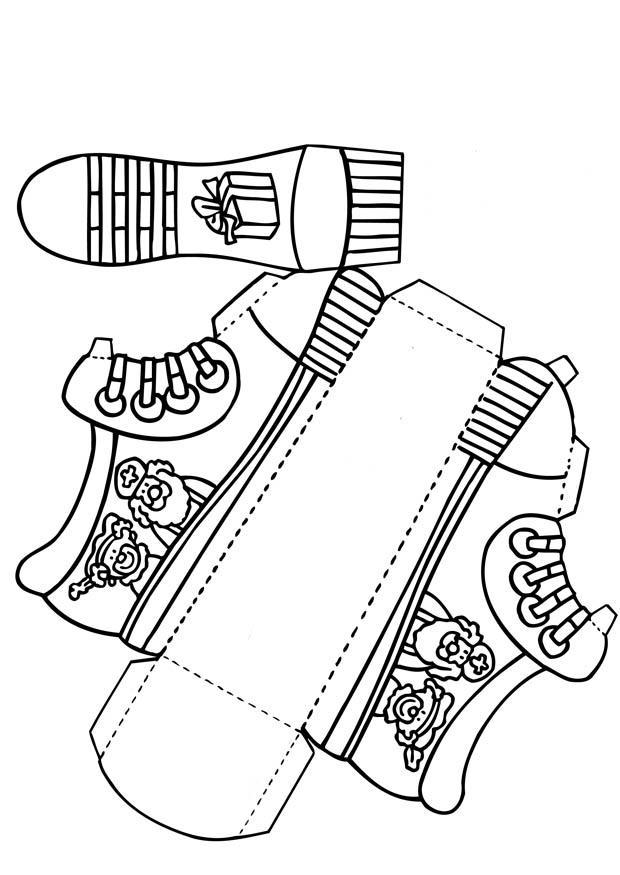 Crafts Shoe for Saint Nicholas (without text) | 8671x Arts and 