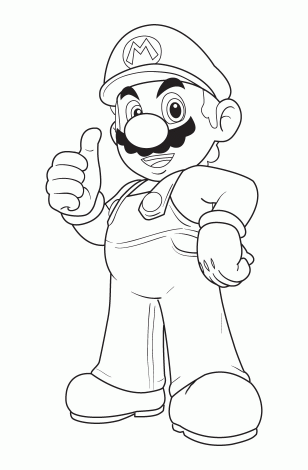 Super Mario Coloring Pages For Fun And Creativity