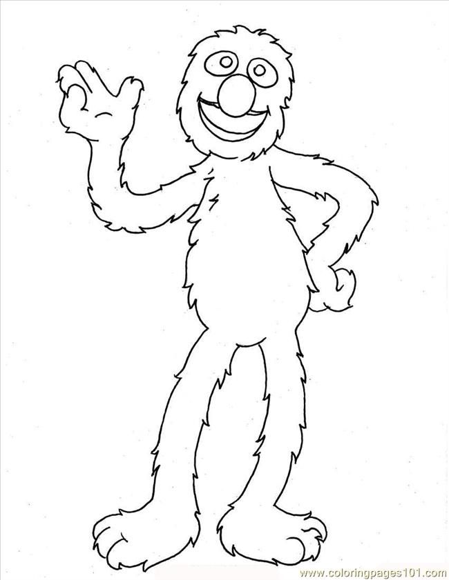 gangster elmo Colouring Pages (page 2)