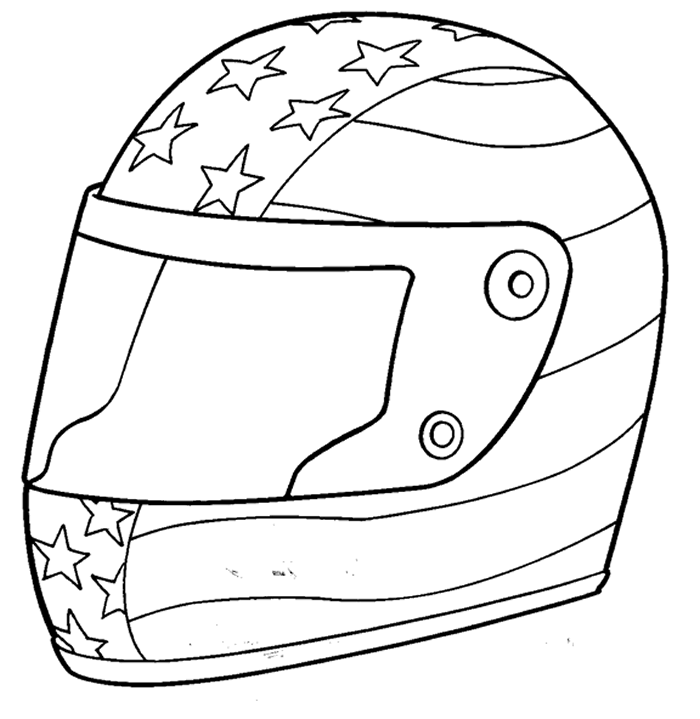 Helmet Coloring Pages 704 | Free Printable Coloring Pages