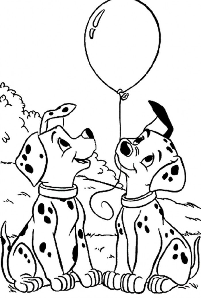 101 Dalmations Coloring Pages