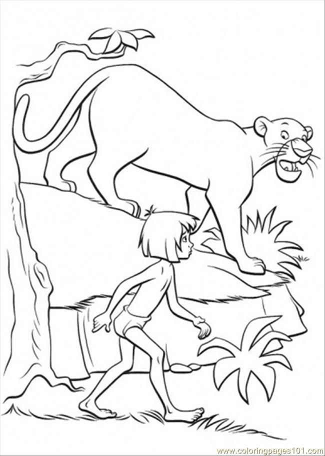 Bagheera Coloring Pages