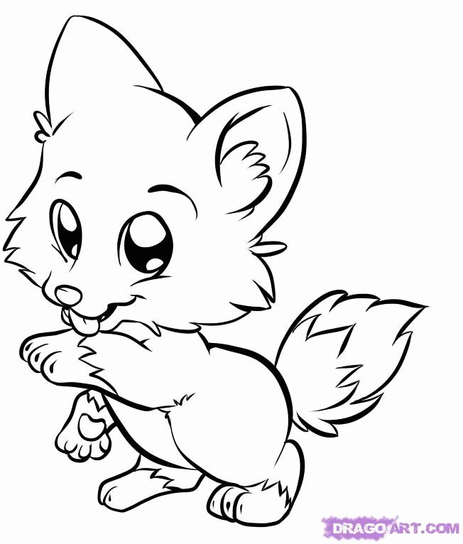 Coloring Pages Of Baby Animals 616 | Free Printable Coloring Pages