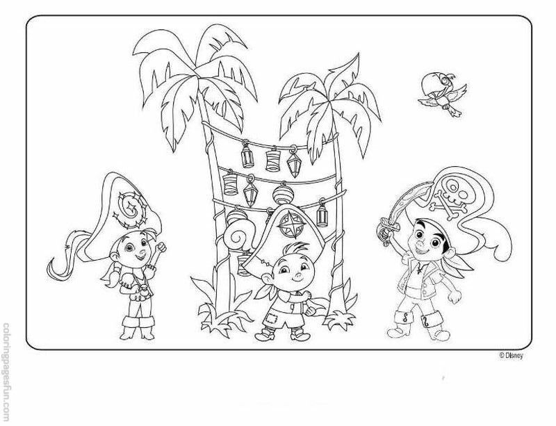 Jake and the Never Land Pirates Coloring Pages 6 | Free Printable 