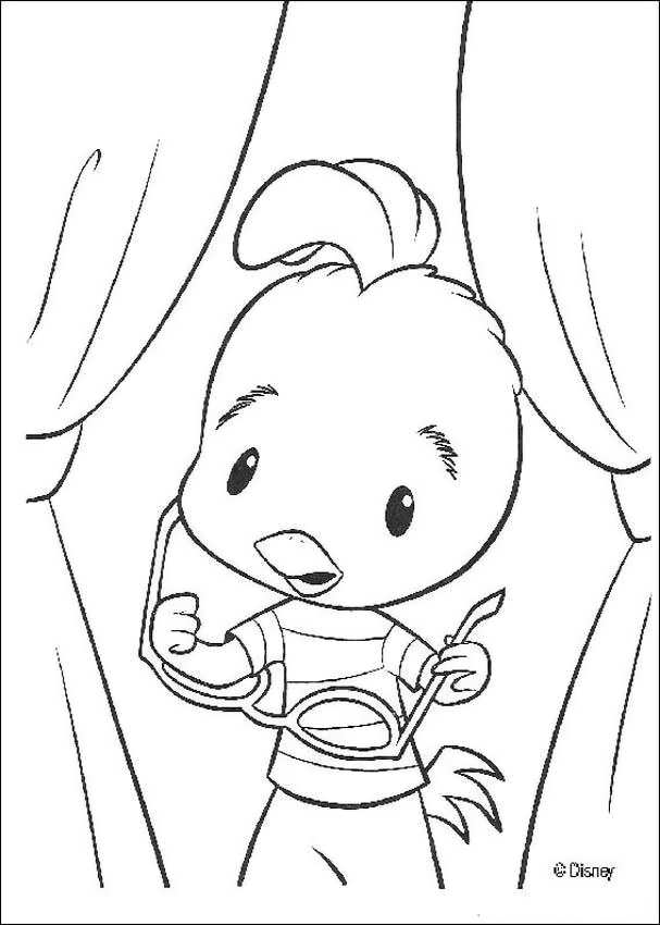 Chicken Little Coloring Pages