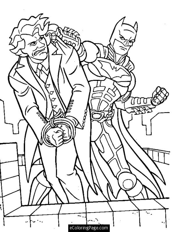 Batman The Dark Knight Coloring Pages - Free Printable Coloring 