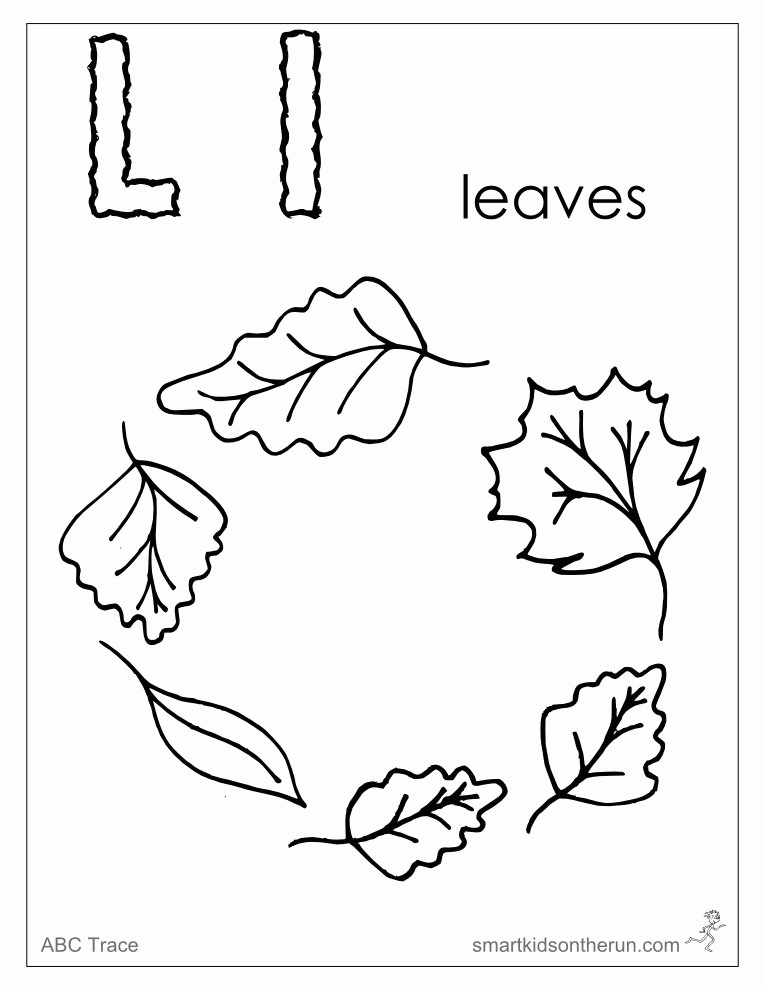 Letters Fun Coloring Pages - L