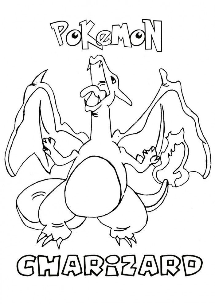 Charizard Coloring Pages