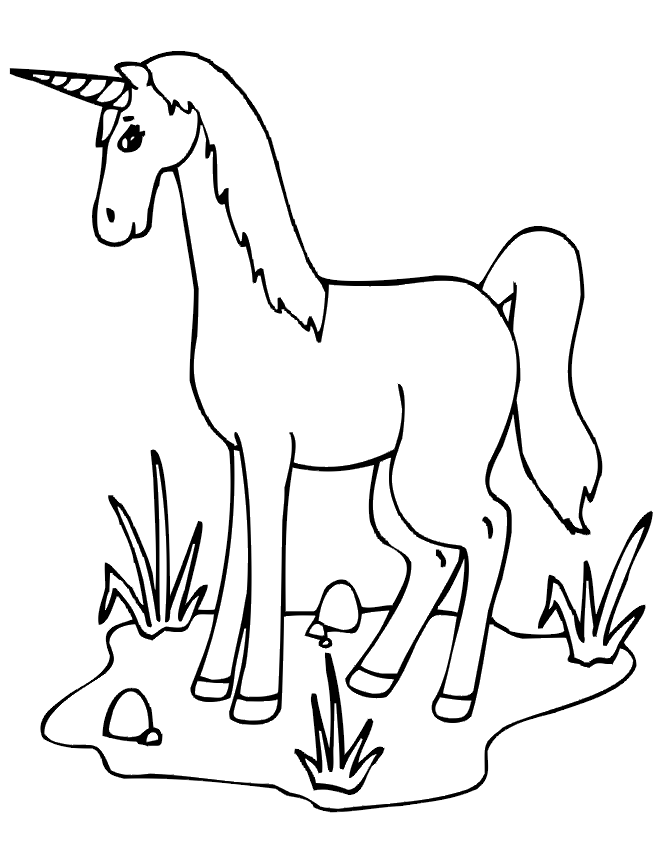 Free Printable Unicorn Coloring Pages Kids